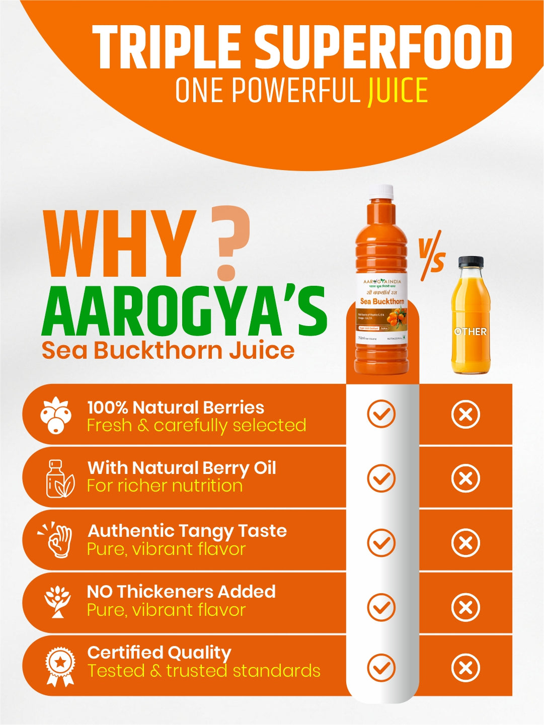 Sea Buckthorn Juice 750ML