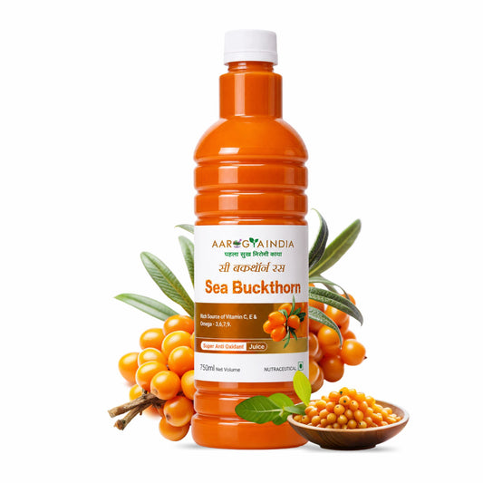 Aarogya Sea Buckthorn Juice 750ML – Naturally Boost Your Immunity with Buckthorn Seed Oil