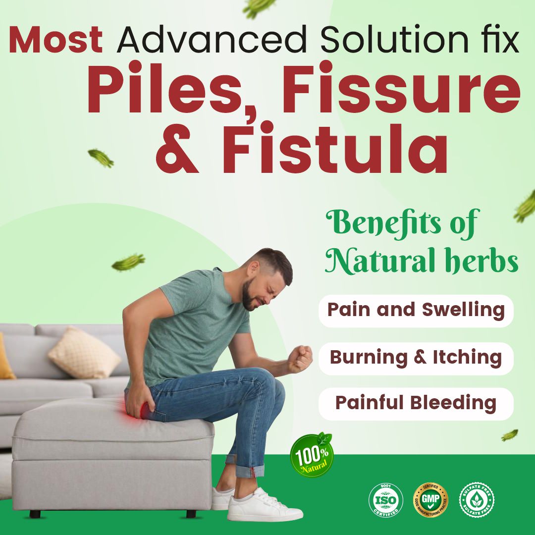 Aarogya India 3A Piles Care Capsules – Ayurvedic Herbal Support for Hemorrhoids, Fissures & Fistula | Supports Digestive & Bowel Wellness | 35 Capsules