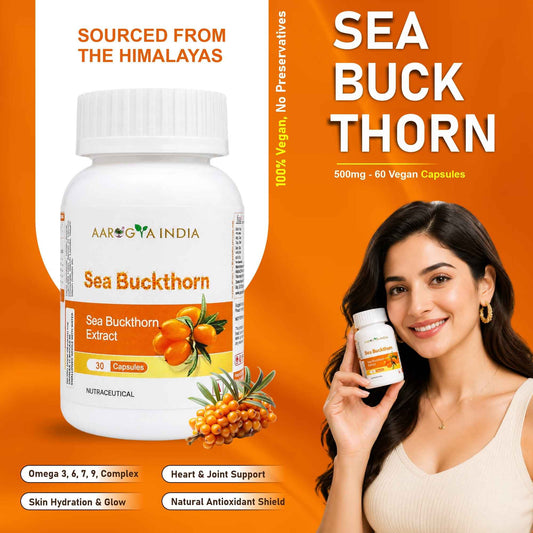 Combo Pack Sea Buckthorn Capsules for Wellness | Boost Immunity, Skin & Heart Health Naturally