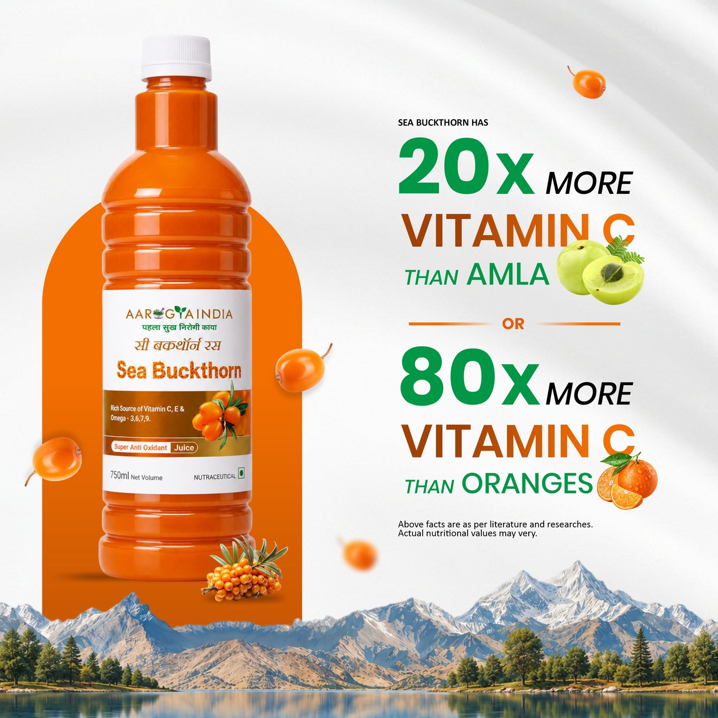 Sea Buckthorn Juice 750ML