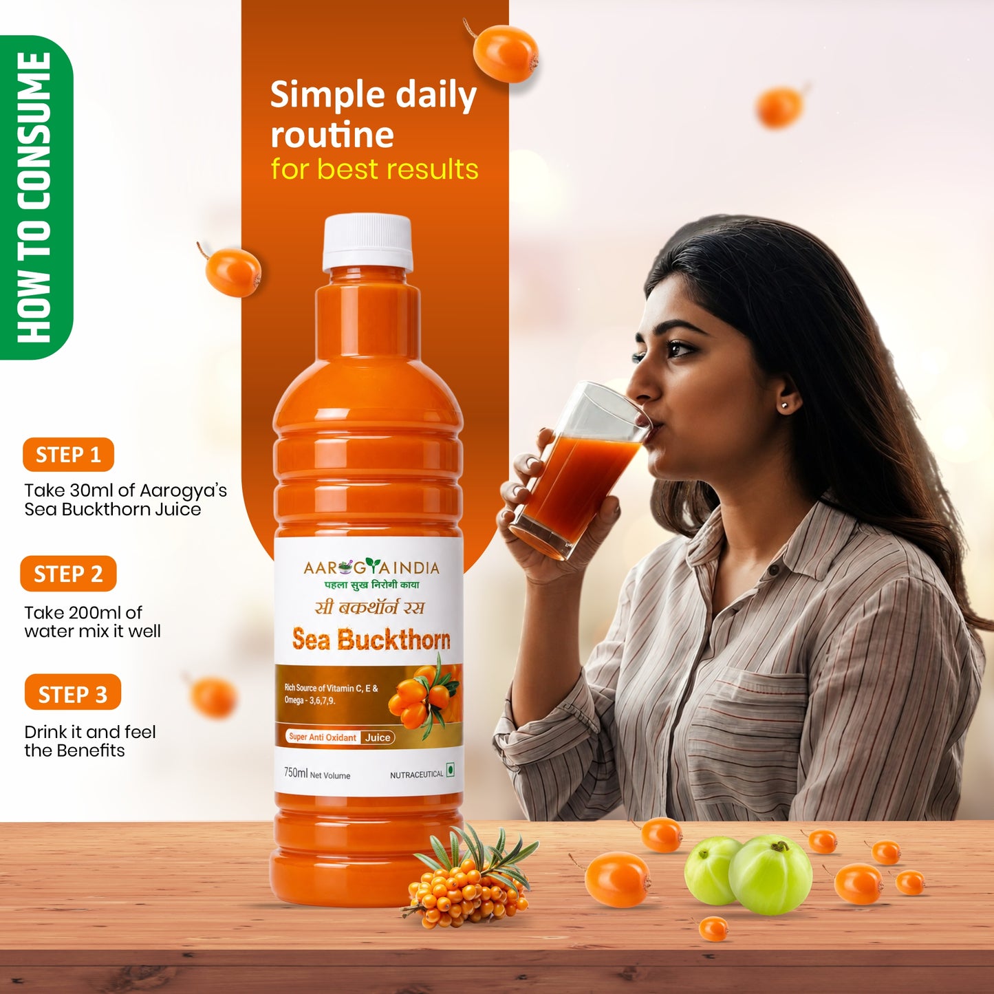 Sea Buckthorn Juice 750ML