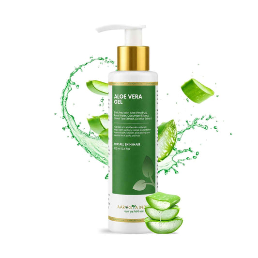 Combo Pack  Pure Aloe Vera Gel & Kumkumadi Facewash for Face, Body & Hair | Hydrates, Soothes & Refreshes Skin | Lightweight Non-Greasy Formula for Daily Moisturizing Care | 100 ml