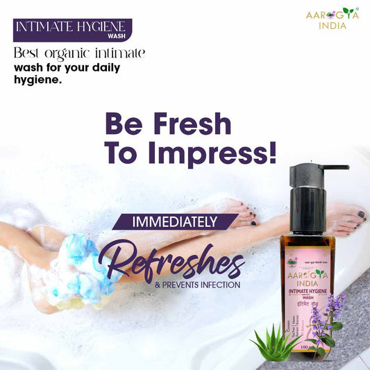 Daily intimate wash| Hygiene Wash for Women, Vaginal Wash, Smooths Skin | Anti-Bacterial and prevents infections | Restores pH Balanace| No itching, Burning, white Discharge| 100ml